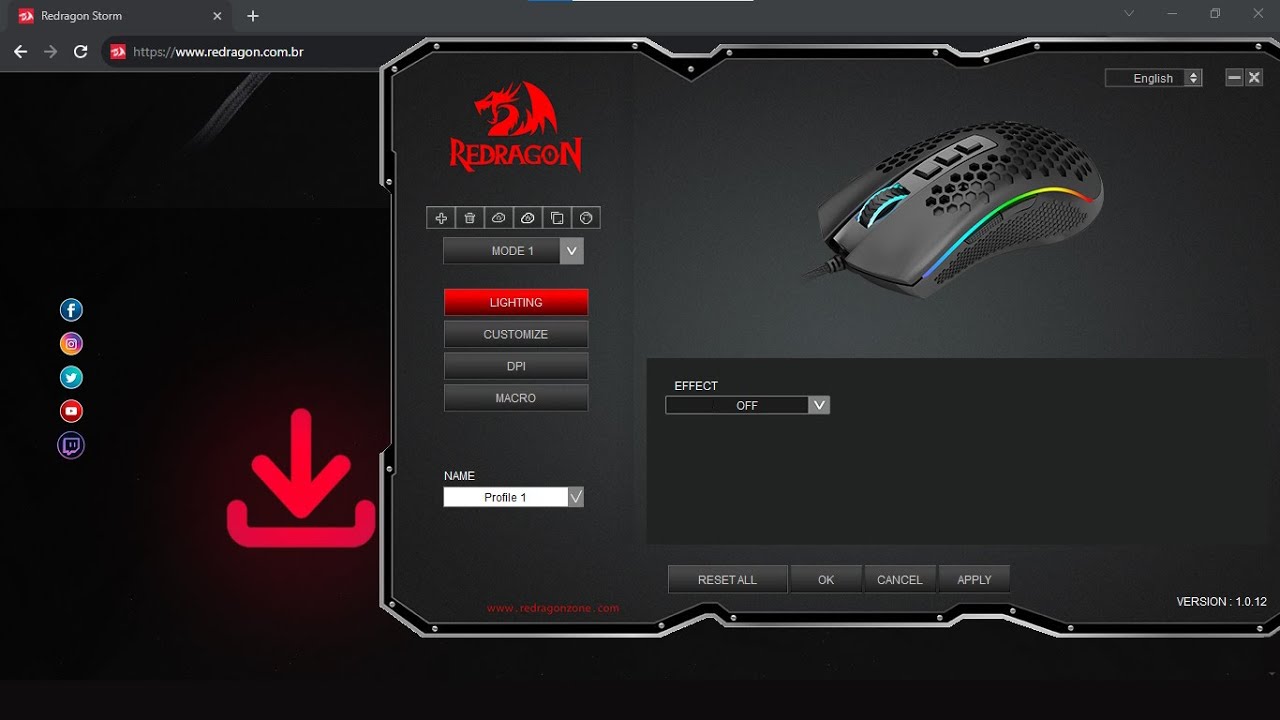 Mouse Redragon: como configurar, como usar o macro e como baixar o softwere