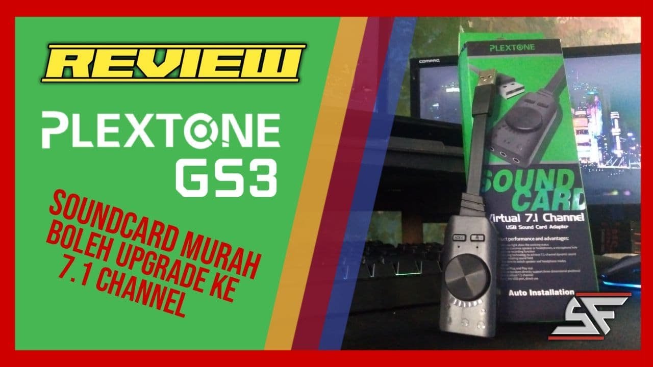 Audiocard 7.1 Channel Plug & Play Tapi Murah??  REVIEW PLEXTONE GS3
