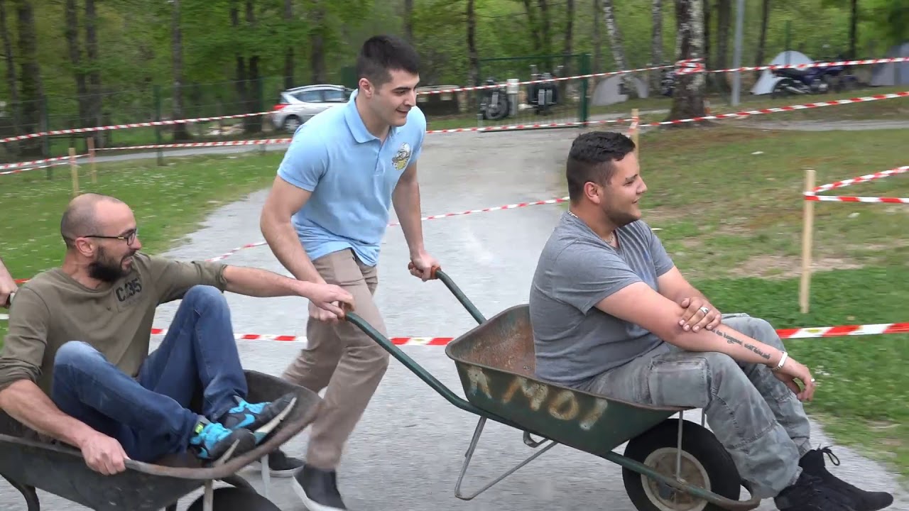 Course en brouettes