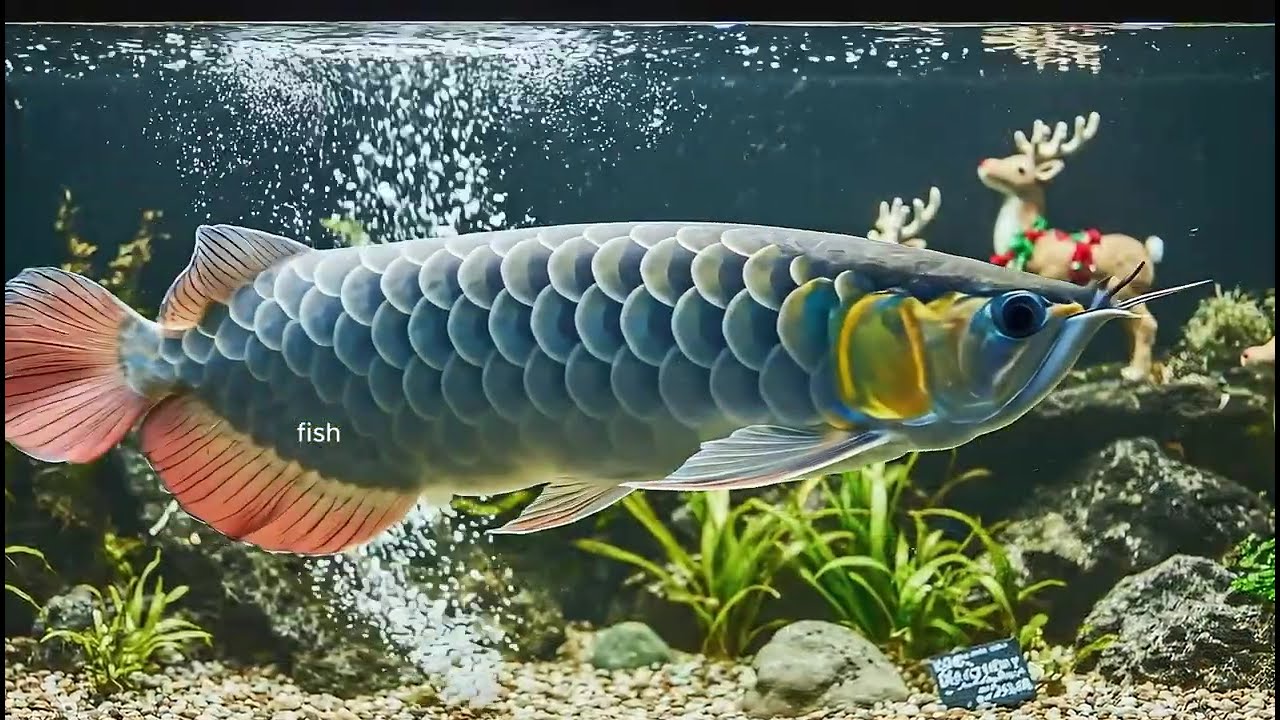 Serene Arowana Aquascape Inside a Sacred Korean T6 Arowana in the Sacred HAPPY NEW YEAR 2026 4K