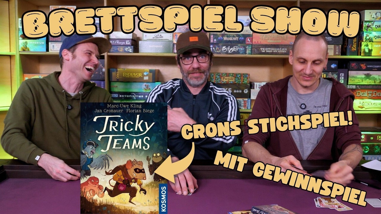 Tricky Teams  - Stichspiel von Cron im Let´s Play - mit Gewinnspiel - Hunter & Cron Show 10.5