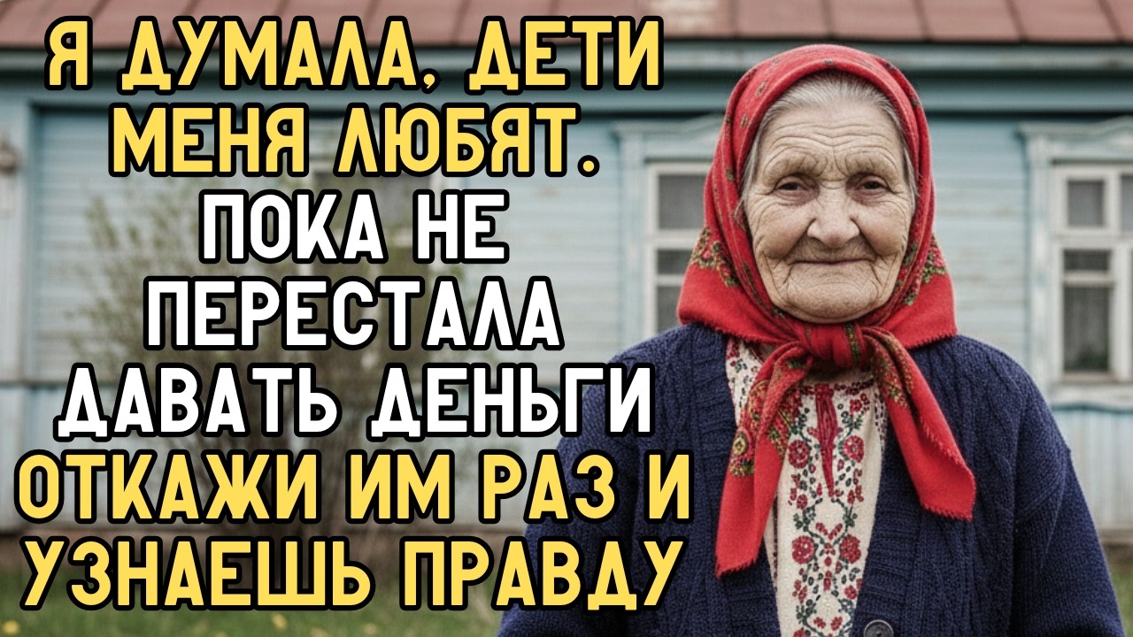 Мне 85. Когда Я Перестала Давать Деньги Детям, Я Узнала Их Настоящее Отношение