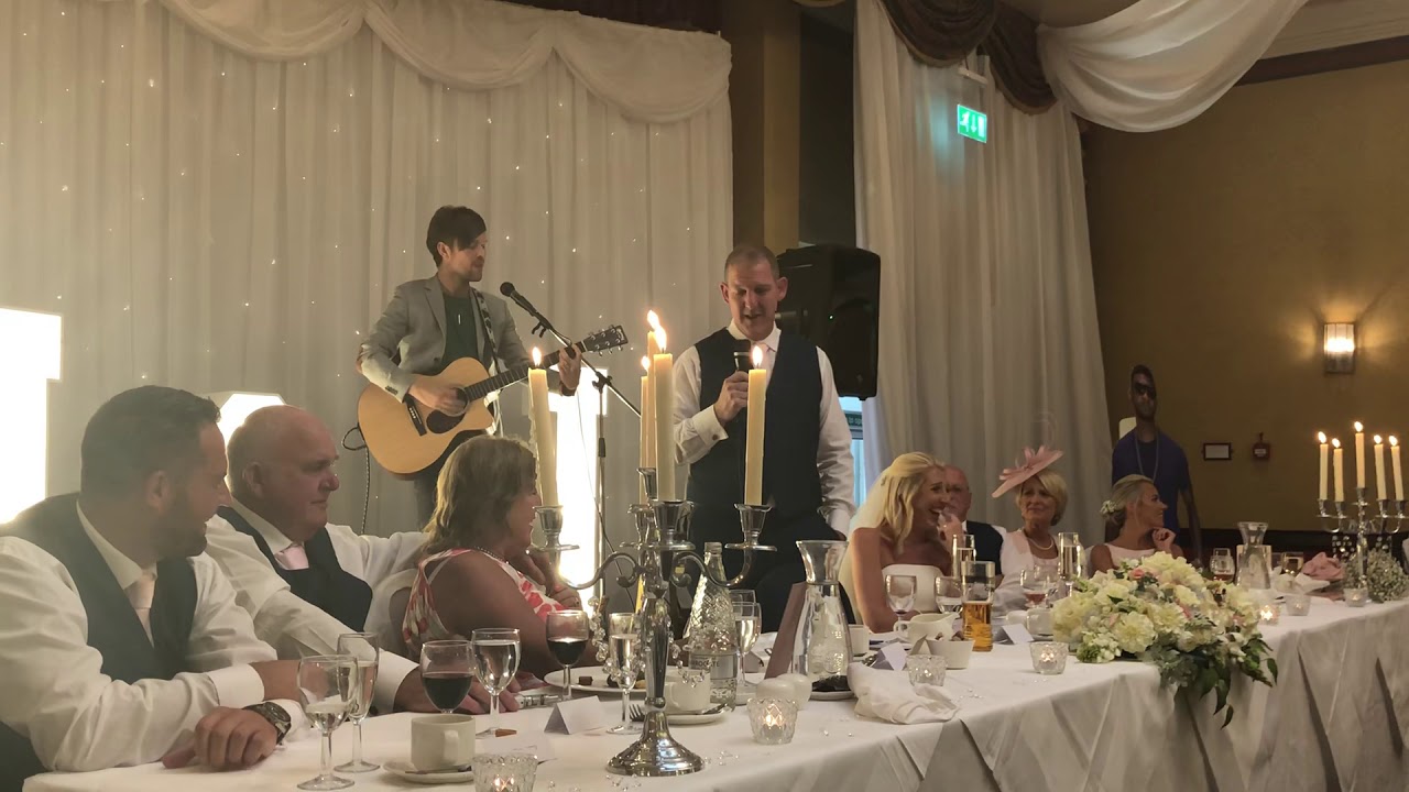 John Fleet Grooms wedding speech... Tom Fletcher Style