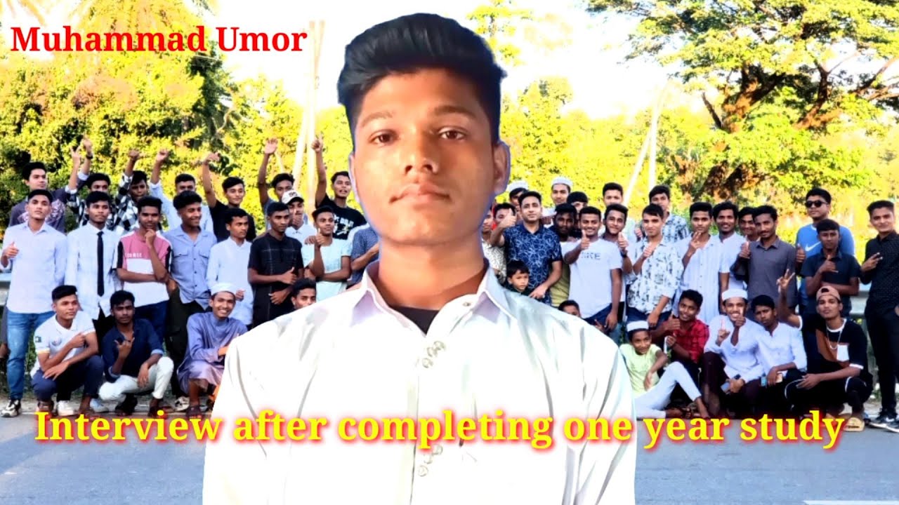 Interview after one year study// A Rohingya talented boy//Muhammad Umor
