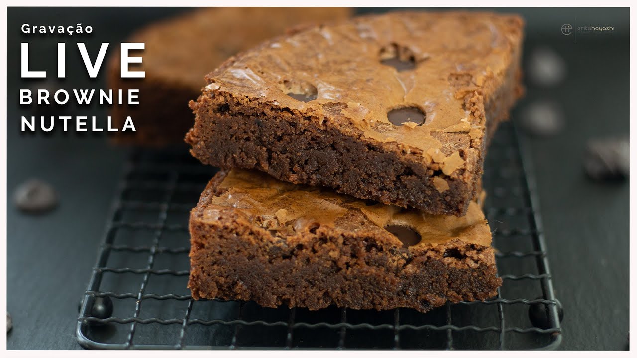 Brownie de Nutella | Gravação Live com a Chef Erika Hayashi