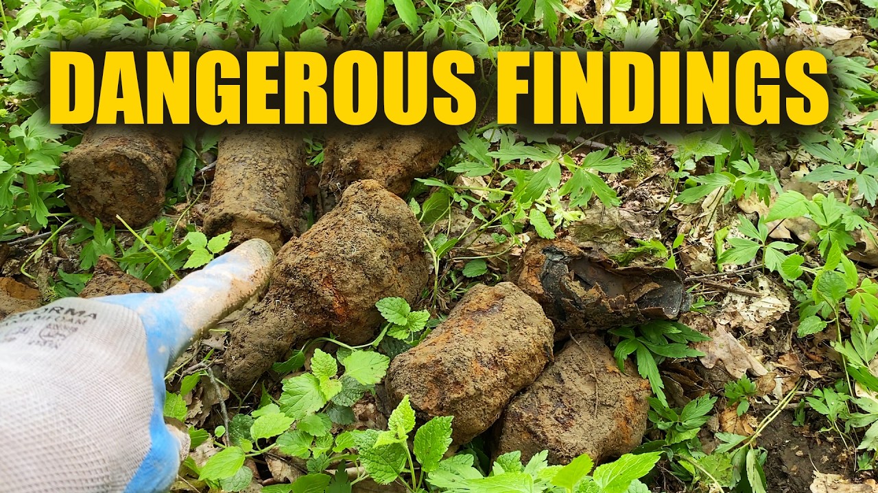 Dangerous Findings in a WW1 Military Camp. WW1 Metal Detecting