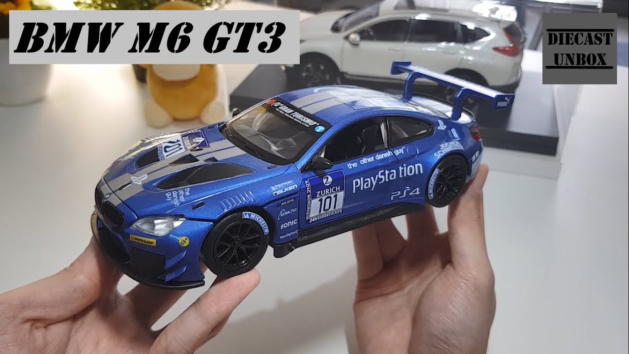 Unboxing BMW M6 GT3 Caipo Toys (MSZ) 1/24 Diecast