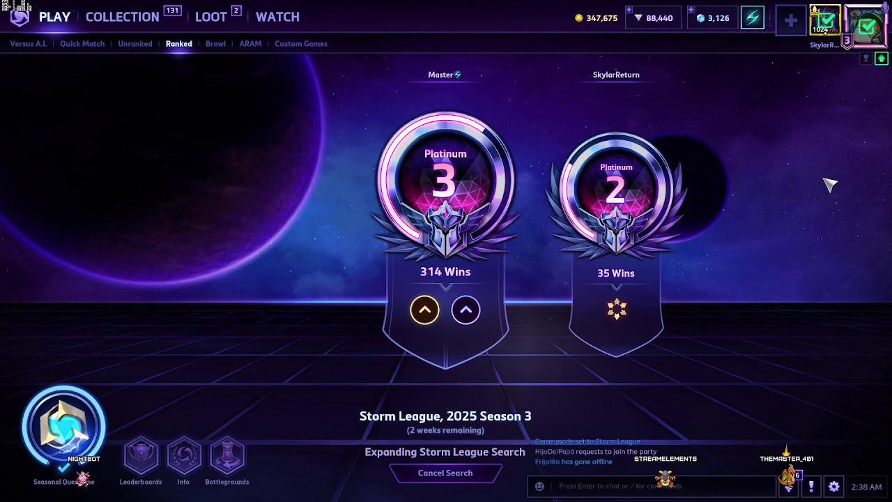 Viernes de subiendo a Grand Master