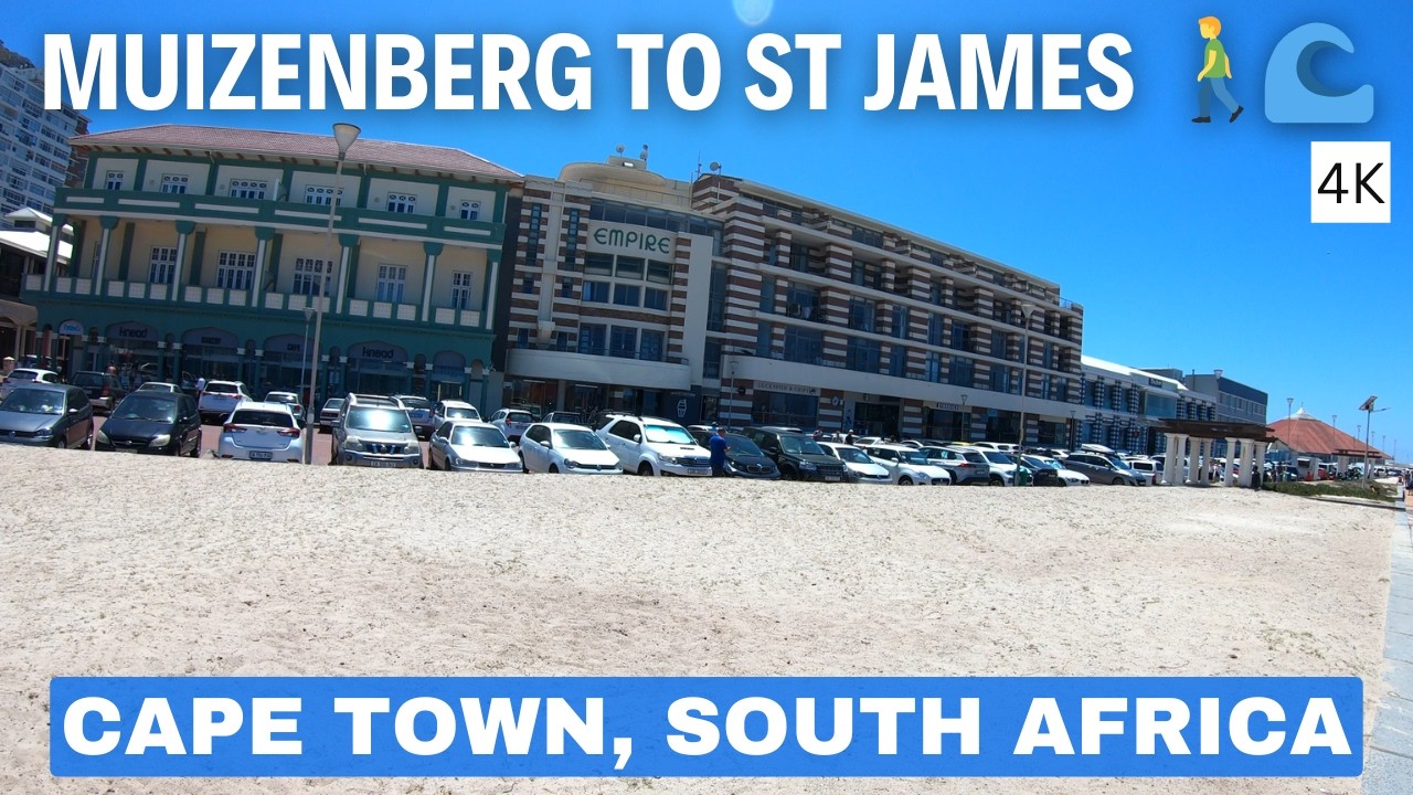 4K Walk Tour Muizenberg to St James  | Cape Town's Coastal Charm