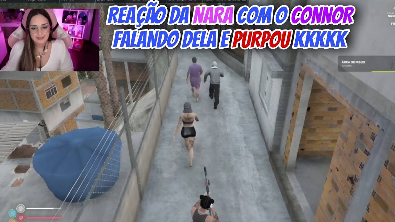 REAÇÃO DA NARA COM O CONNOR FALANDO DELA E PURPOU KKKKKKK