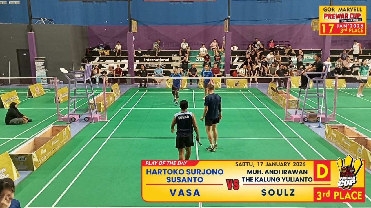 PREWAR CUP 2026 CLASS D PEREBUTAN JUARA 3 | HARTOKO + SUSANTO (VASA) VS ANDI IRAWAN + KALUNG (SOULZ)