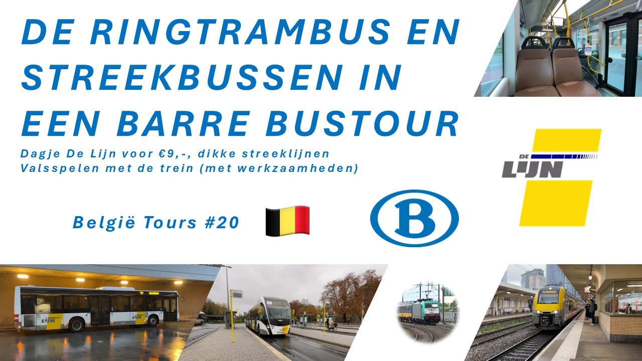 Op ZOEK naar de RINGTRAMBUS in een BARRE en INTENSE BUSTOUR - België Tours #20 