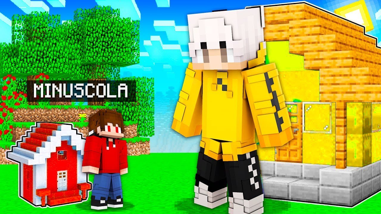 Ho TROLLATO il Mio AMICO in una MINI BATTAGLIA di COSTRUZIONI in Minecraft