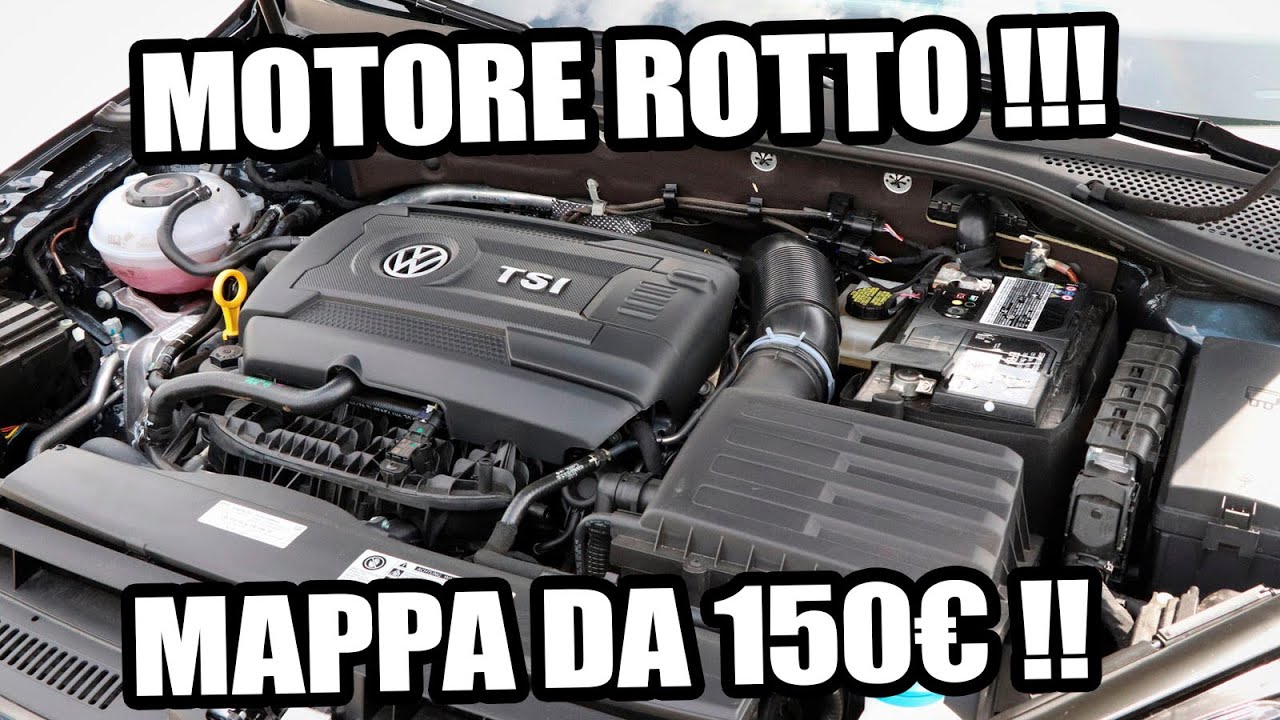HA ROTTO il MOTORE e la CENTRALINA sulla sua GOLF GTI con una MAPPA DA 150&euro; !!!
