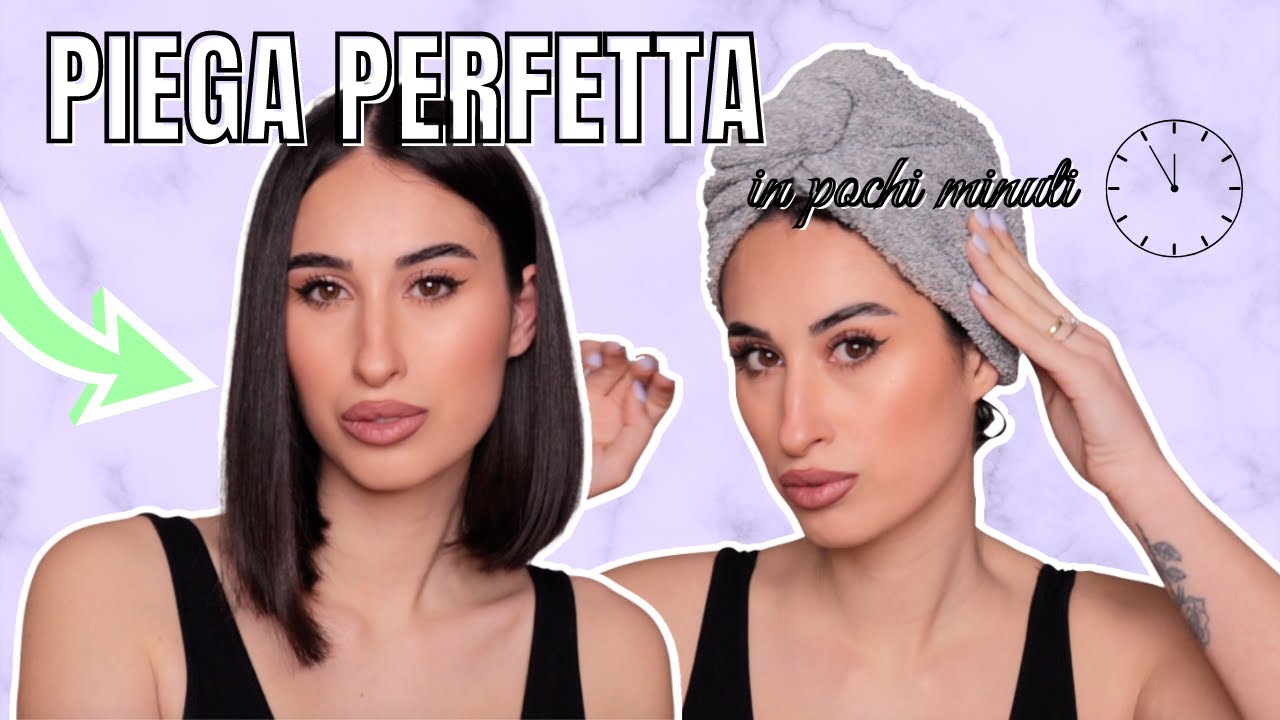 PIEGA PERFETTA IN POCHI MINUTI senza piastra 💆🏻‍♀️