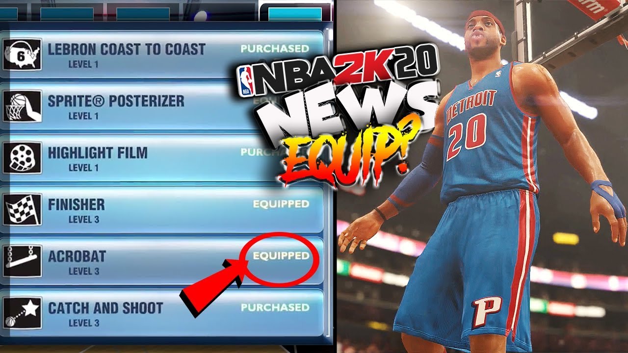 NBA 2K20 News #27 - Equipping Badges Like In 2K14?
