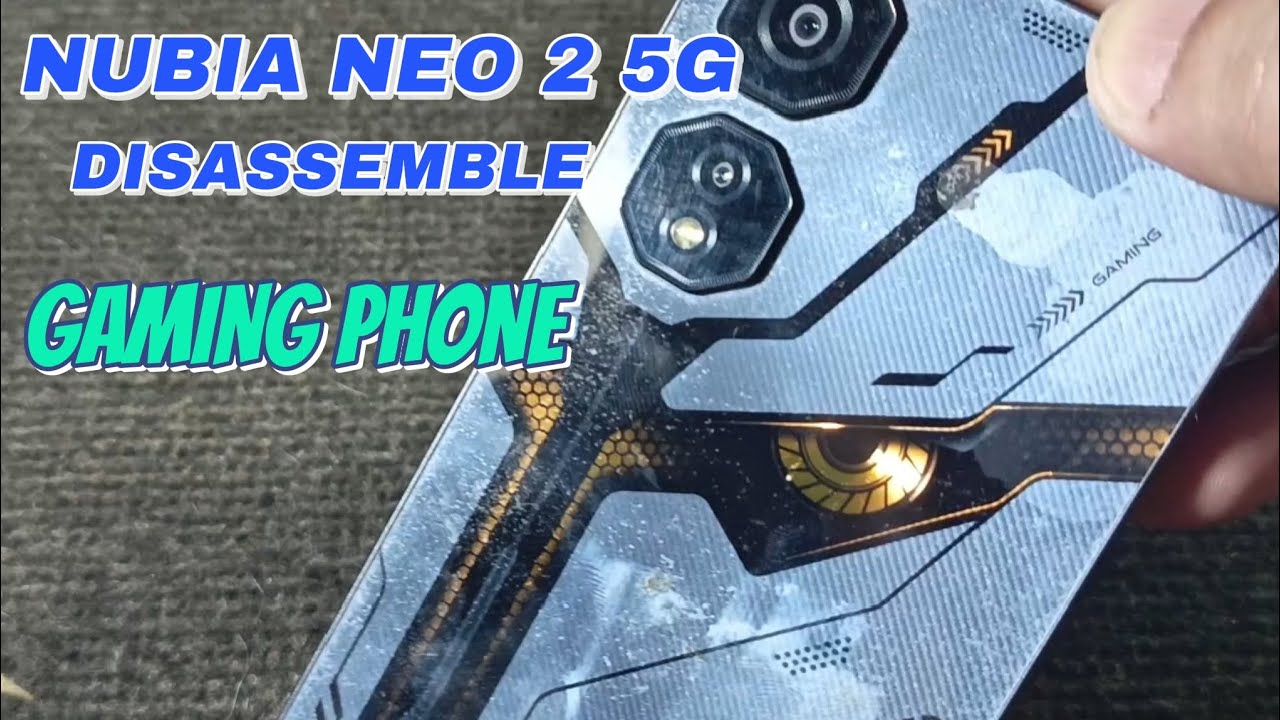 HOW to DISASSEMBLE NUBIA NEO 2 5G GAMING PHONE and Replace NEW LCD