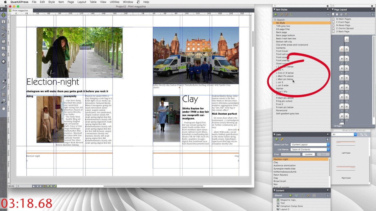 01 - DTP with QuarkXPress: The 8 minute challenge