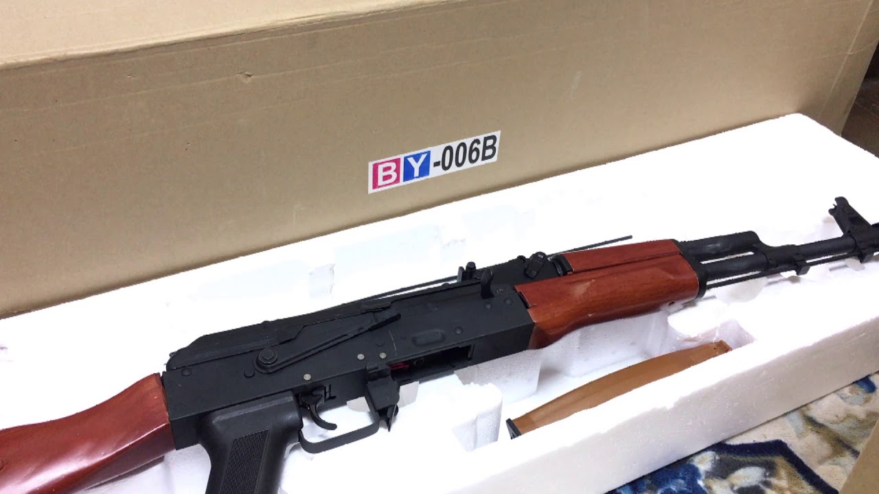 D-boys AK74(BY-006B) 電動ガン レビュー　【D-boys AK74(BY-006B) Air soft gun review】