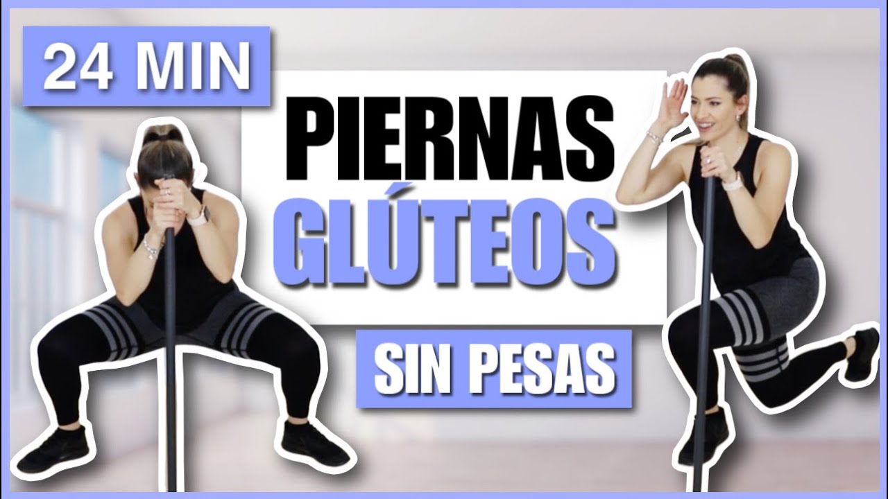 RUTINA DE PIERNAS Y GLÚTEOS CON PALO DE ESCOBA SIN PESAS | AUMENTA Y CRECE CADERAS | NatyGlossGym