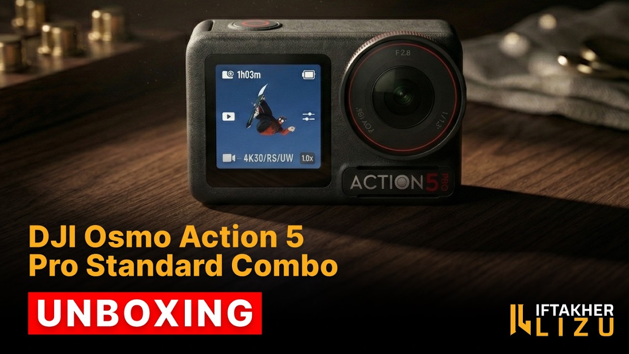 DJI OSOMO ACTION 5 PRO UNBOXING - Standard Combo