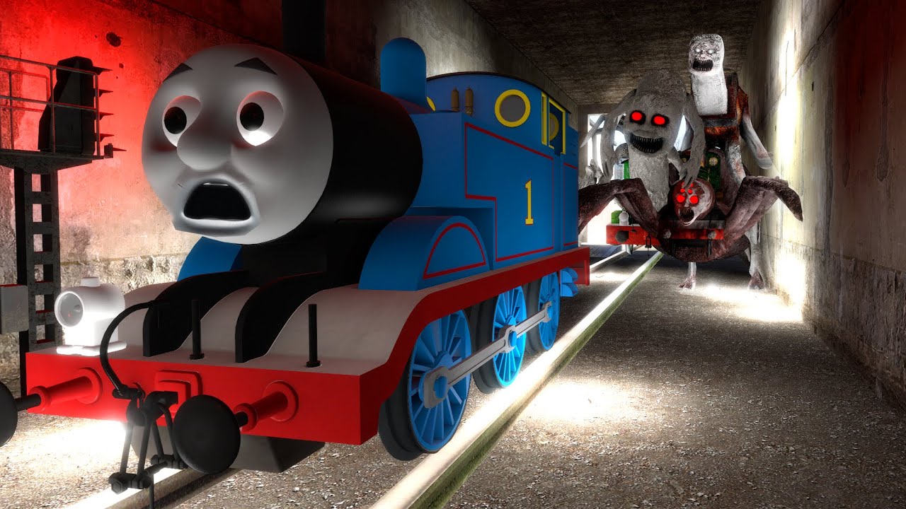 Building a Thomas Train and Banban Chased By New Cursed Train in Garry's Mod