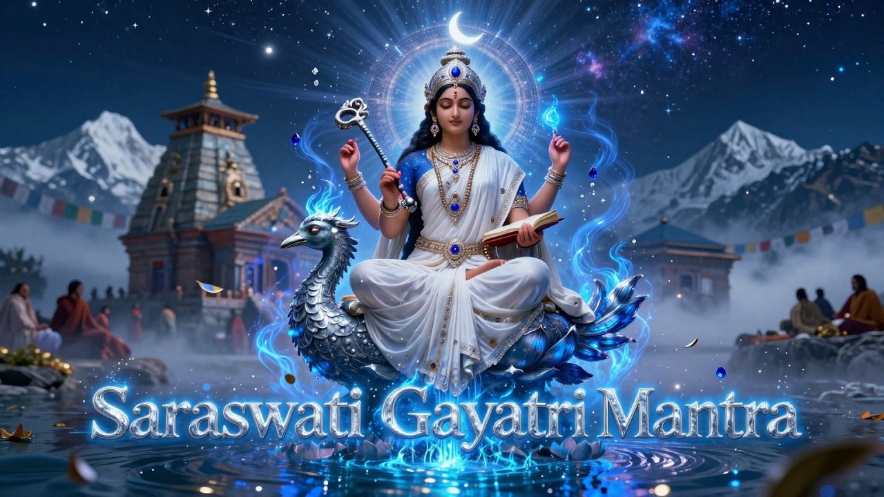 🕉️ Saraswati Gayatri Mantra: Himalayan Peace Meditation