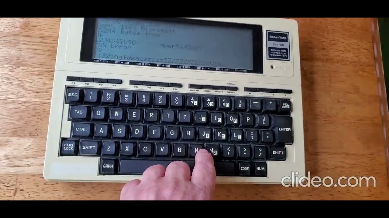 Radio Shack Tandy TRS-80 Model 100 on eBay on 05/07/25
