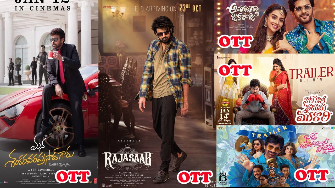 Mana Shankara Vara Prasad Garu Movie Ott Date | The raja sab Ott date | Anaganaga oka raju ott date