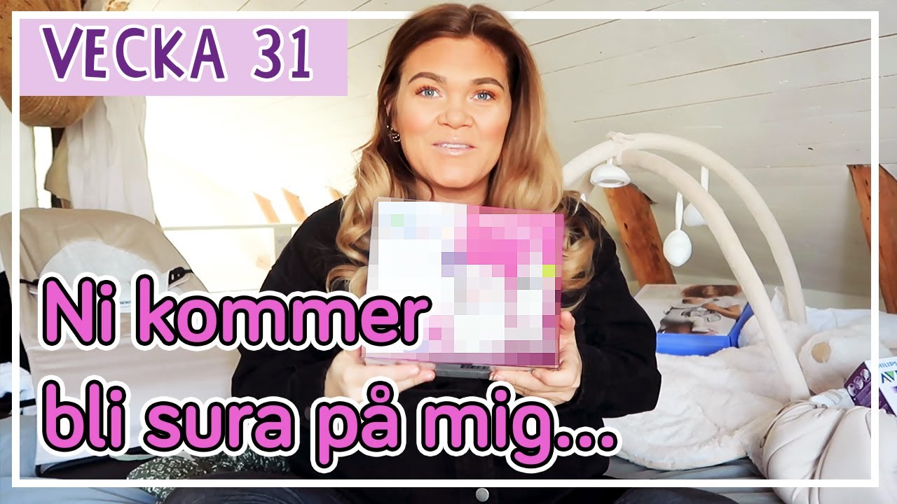 Bebisprodukter som provocerar - Rebecca Fredriksson vecka 31