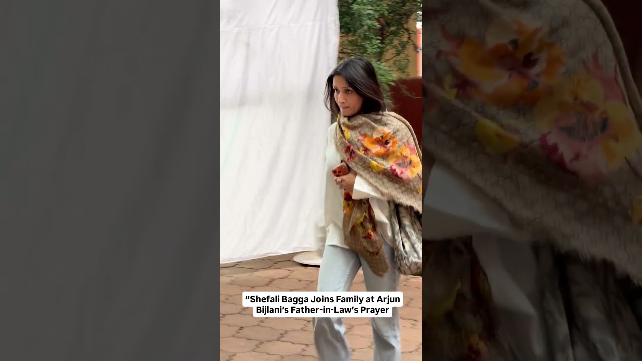 “Shefali Bagga joins Arjun Bijlani’s family in prayers, a moment of love, respect, and togetherness.