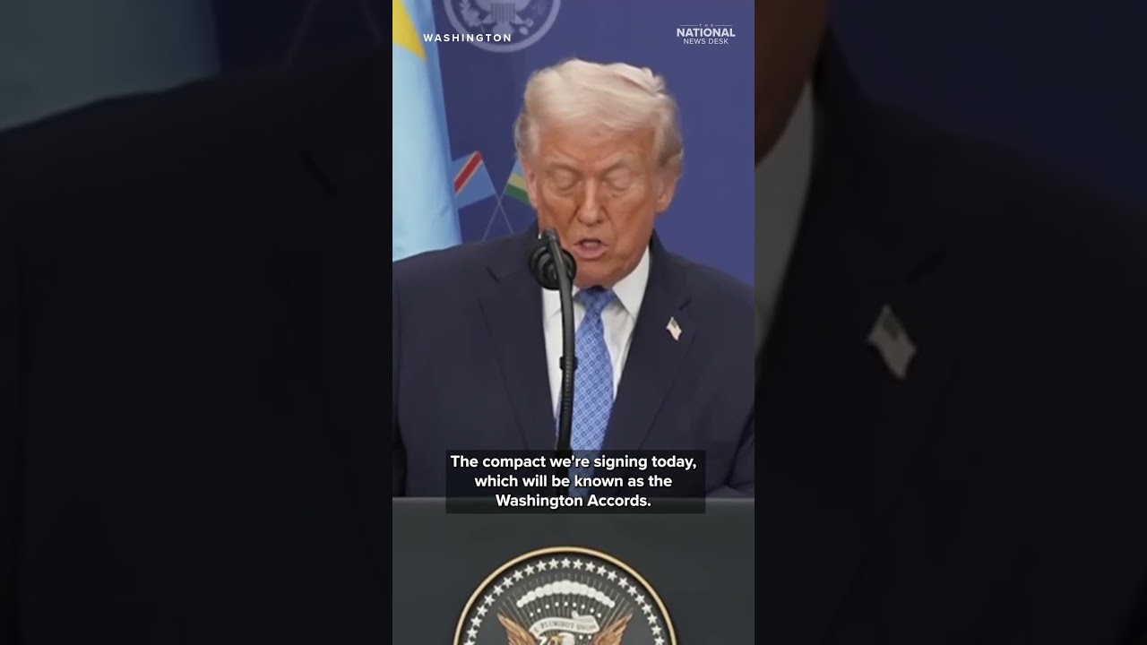 Trump hosts historic peace talks: Congo & Rwanda end decades of war