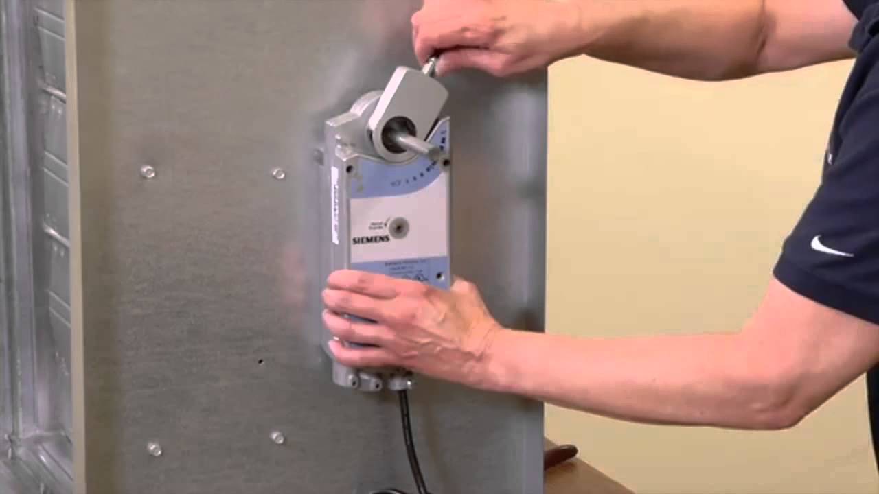 Installing a Siemens Damper Actuator