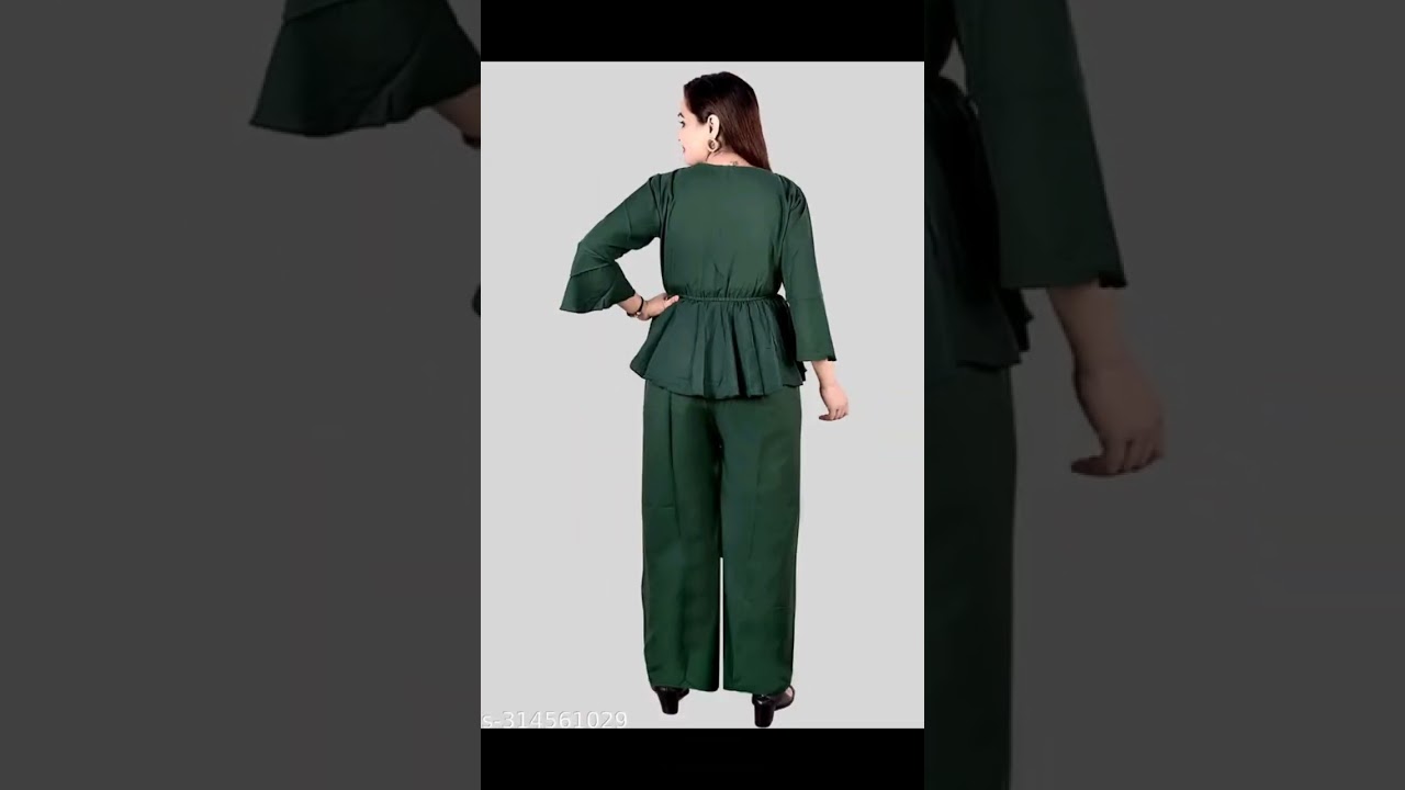Jumpsuits for girls Poly Crepe (+917780435137) Free COD India #jumpsuit #yt #fashion #women #youtub