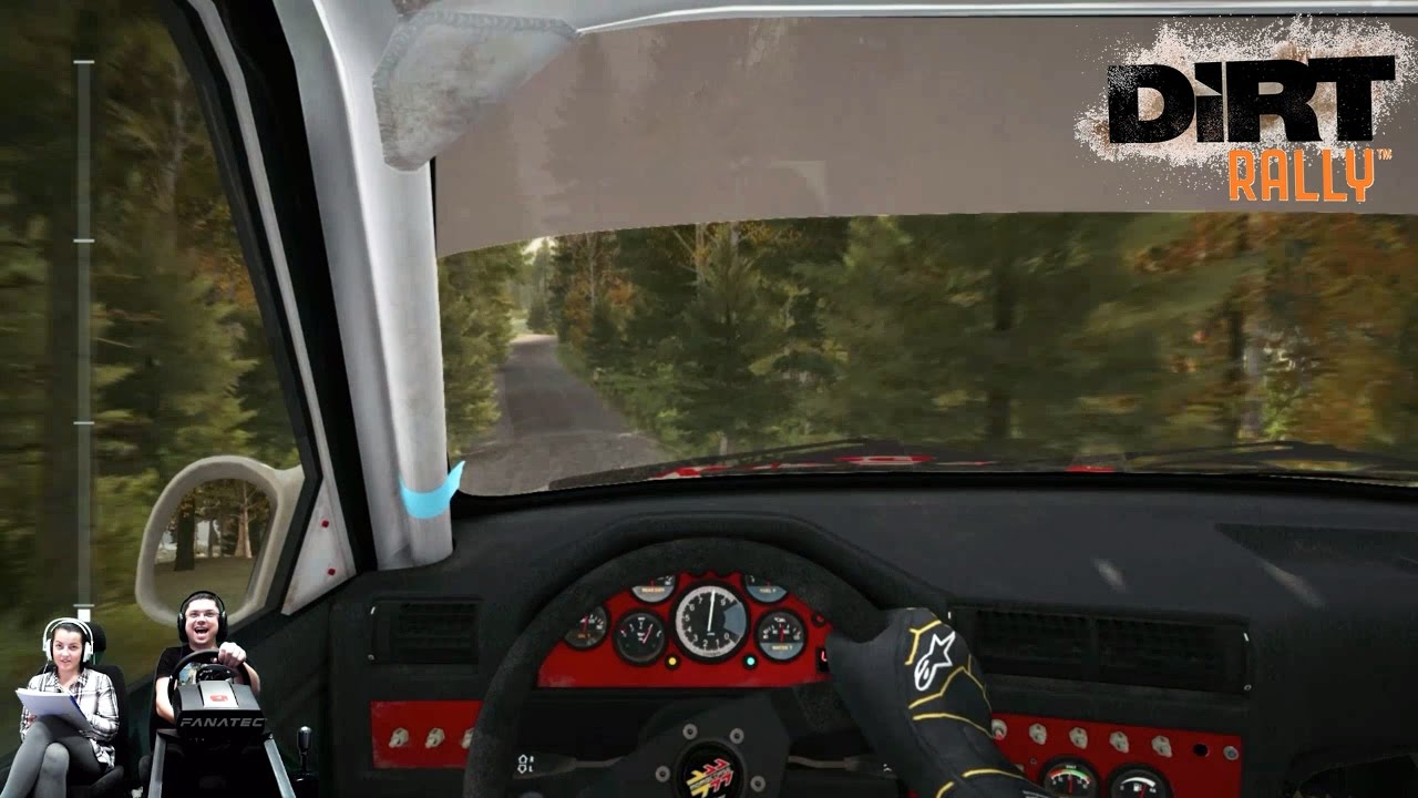 Dirt Rally с настоящей штурманшой на летающей BMW M3 E30  в Финляндии!