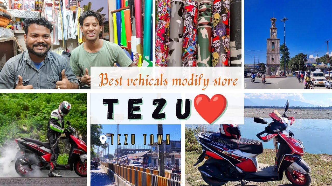Best 🏍️vehicals 🚗modified store😀 in Tezu❤️, Arunachal Pradesh..#tezu ||#vlog:4 ||#motormodifikasi