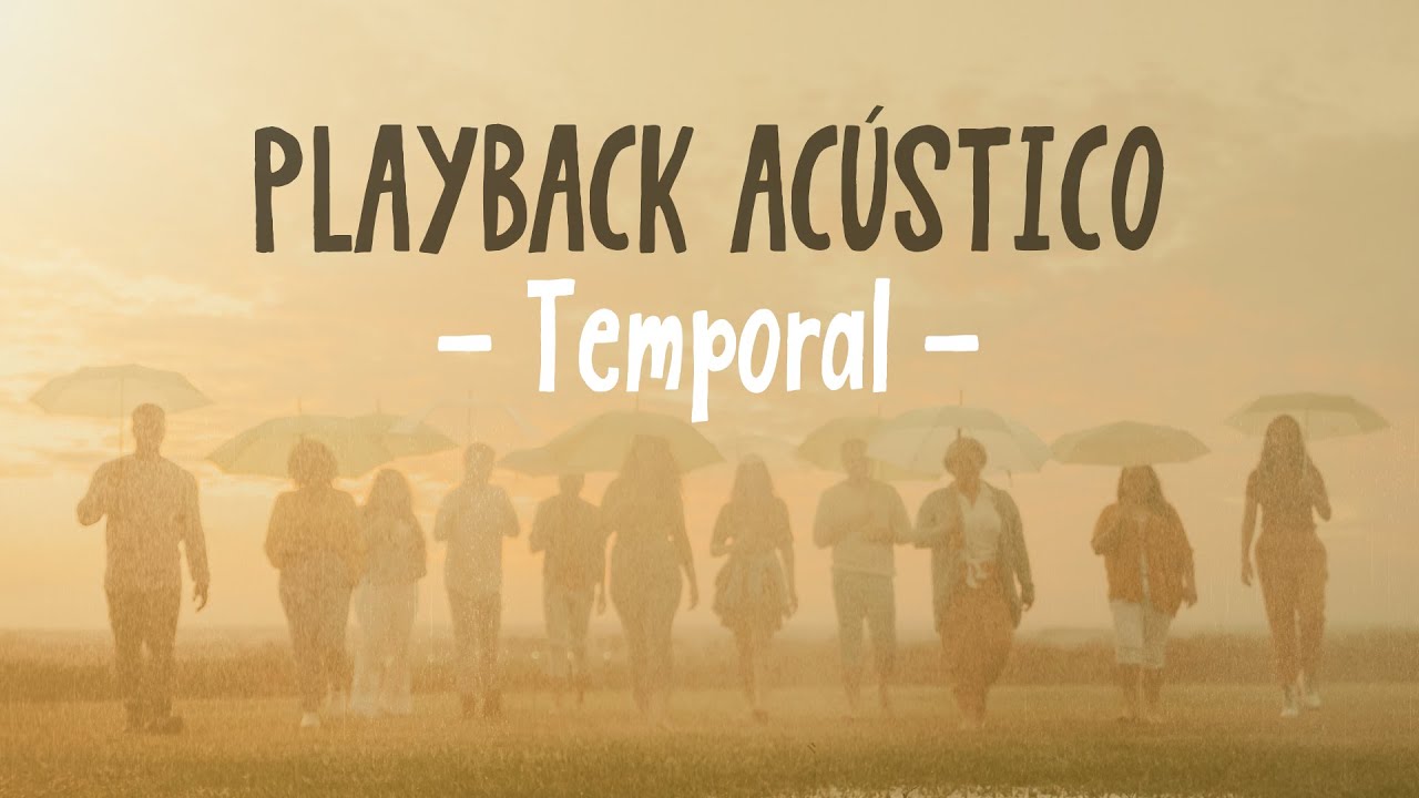 Vocal Livre - Temporal | Playback Acústico | Karaoke Version