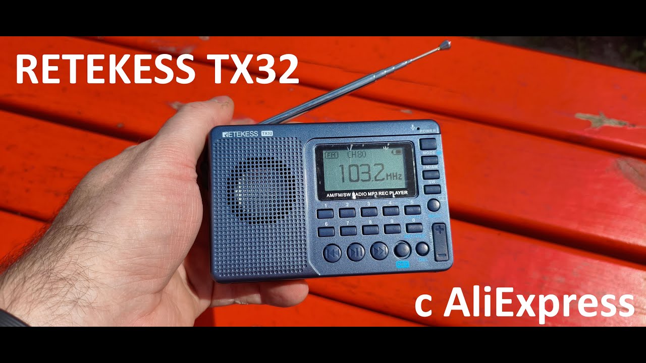 Радиоприёмник RETEKESS TX32 с AliExpress: Обновлённая модель Retekess V115