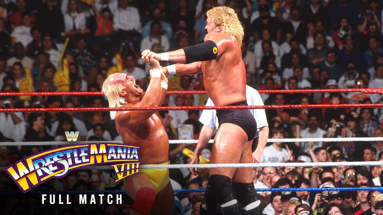 Полный матч: Халк Хоган против Сида Джастиса: WrestleMania VIII