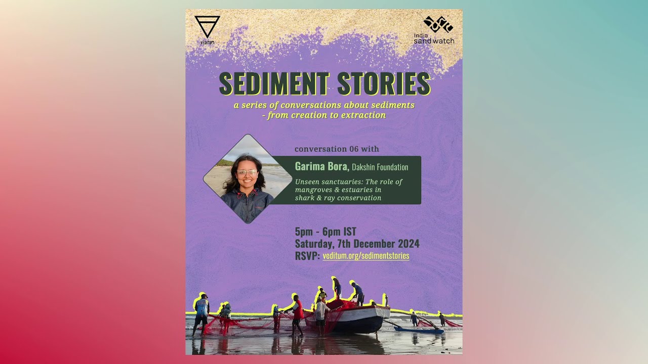 Sediment Stories 06 - In conversation with Garima Bora - India Sand Watch | Veditum