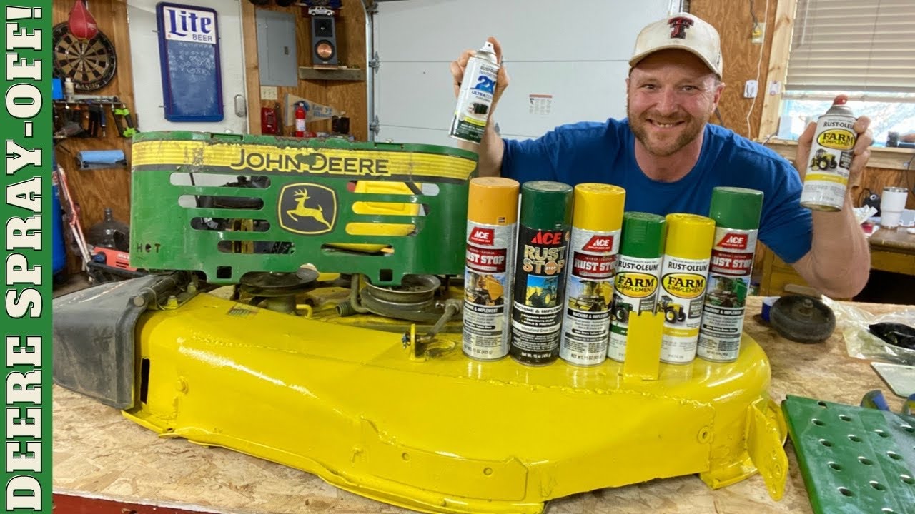 John Deere Spray Paint Comparison + Interracial Deck Mating