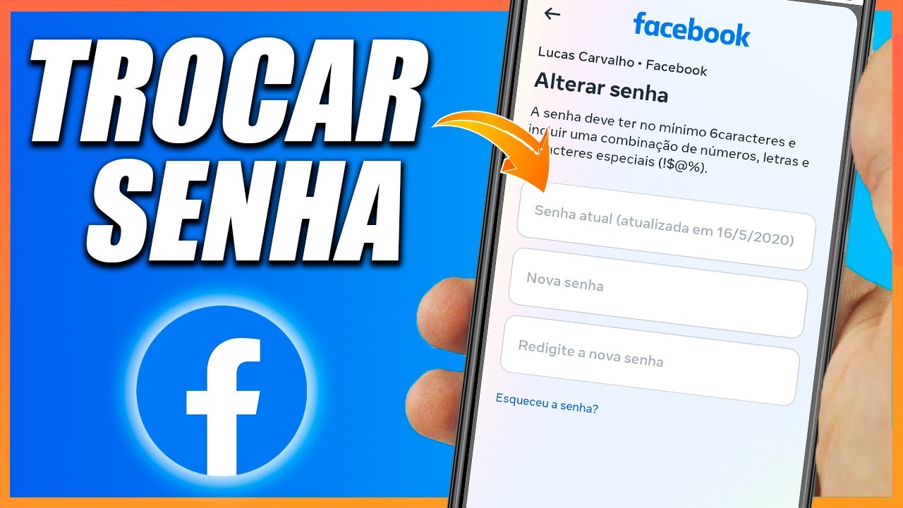 COMO TROCAR A SENHA DO FACEBOOK
