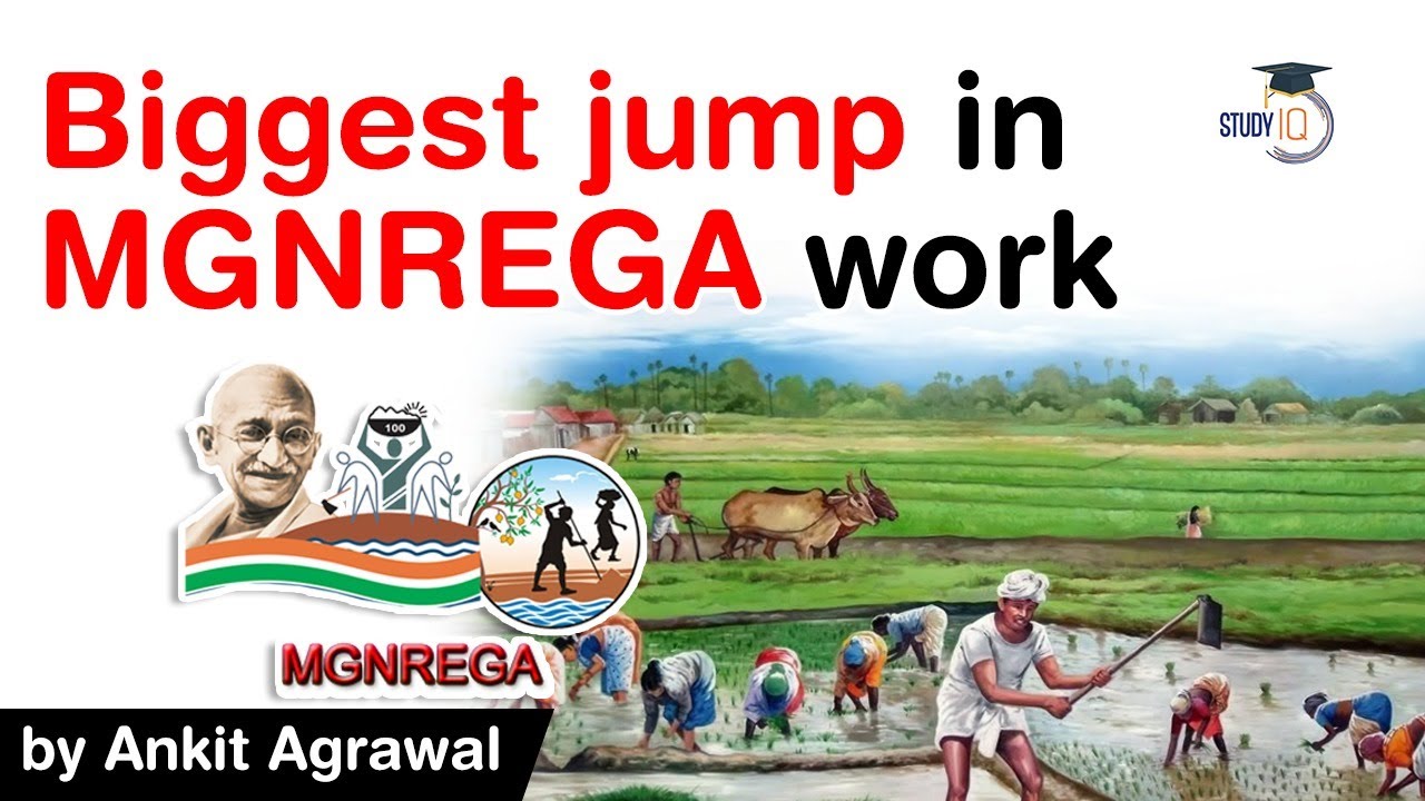 MGNREGA Scheme Explained - New Job Card demand of MGNREGA witnesses biggest jump #UPSC #IAS