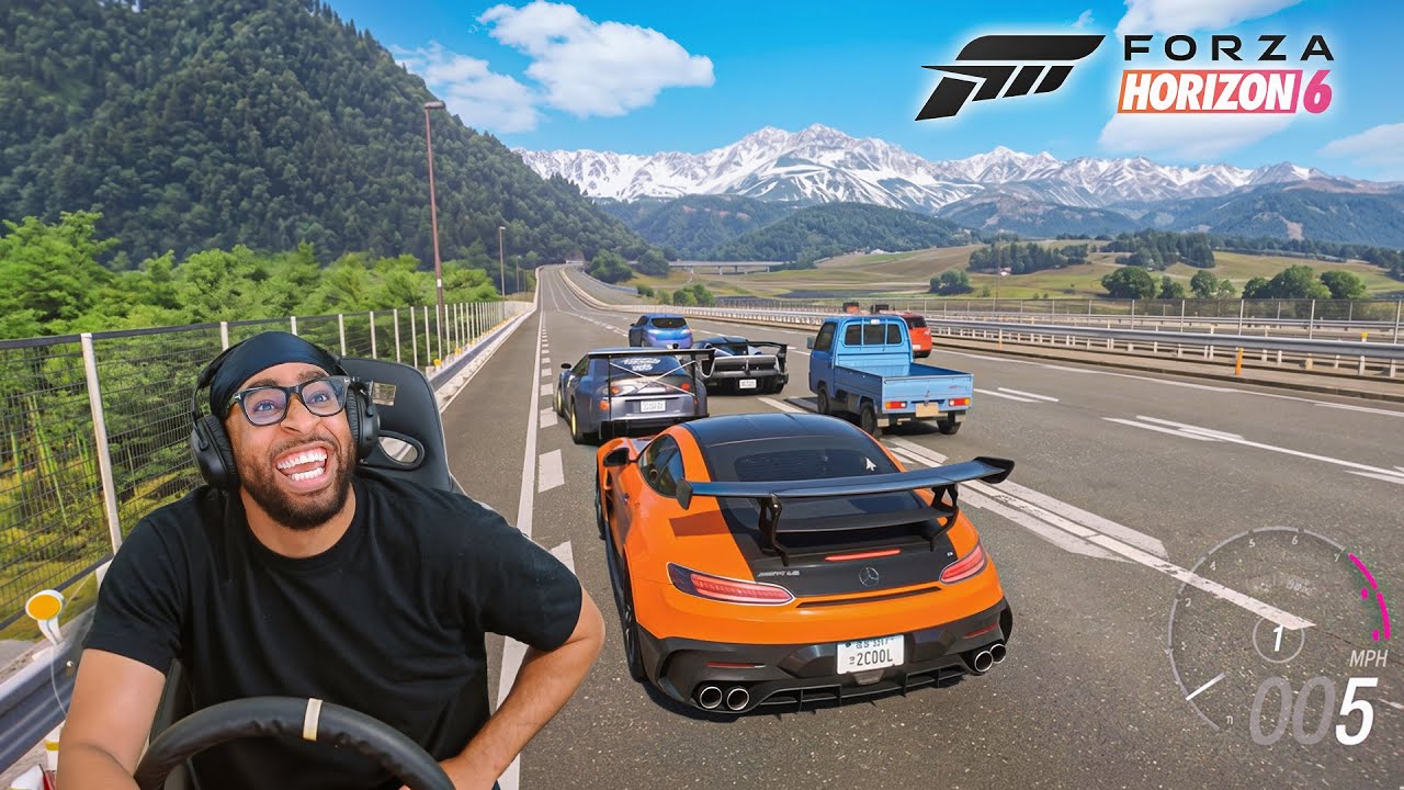 coolkid впервые играет в Forza Horizon 6!!!