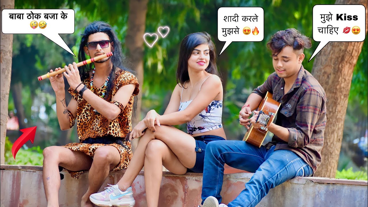 Badly Singing Prank On Delhi Cute Girl | Comedy Video With Twist | 😍 Epic Reactions Ft. @Jhopdi K |