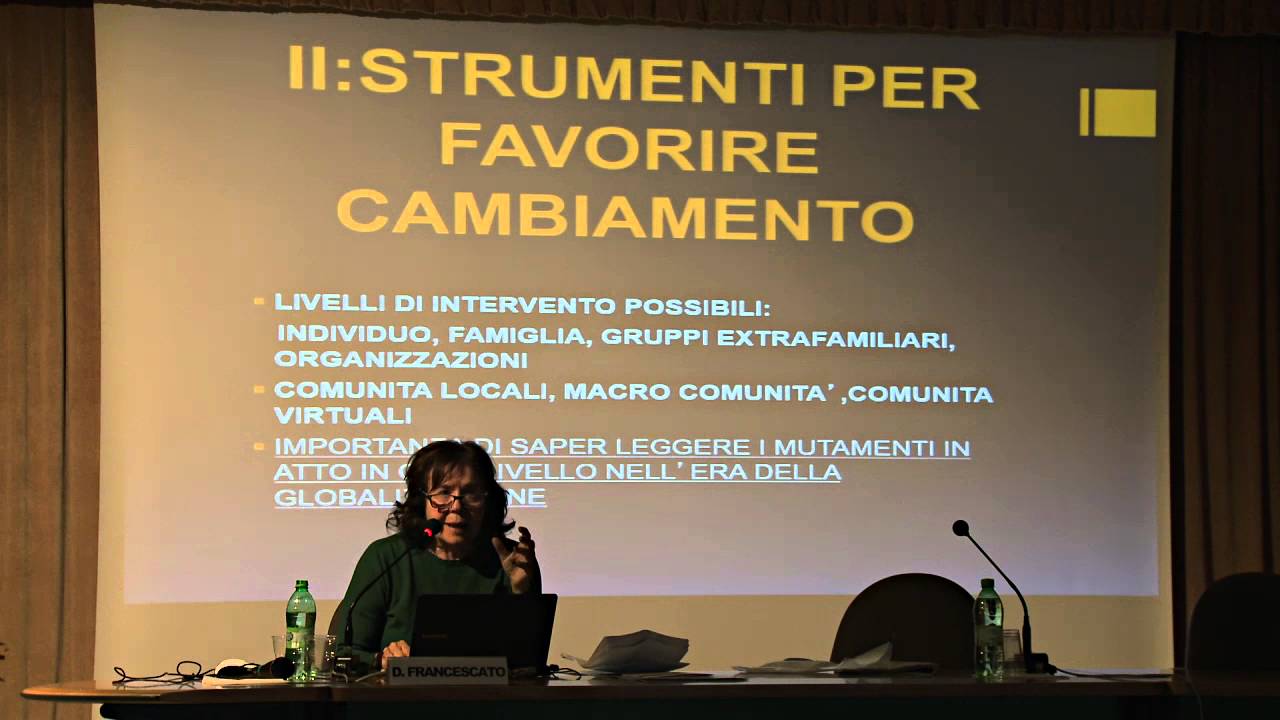 Dott.ssa Donata francescato (parte I)