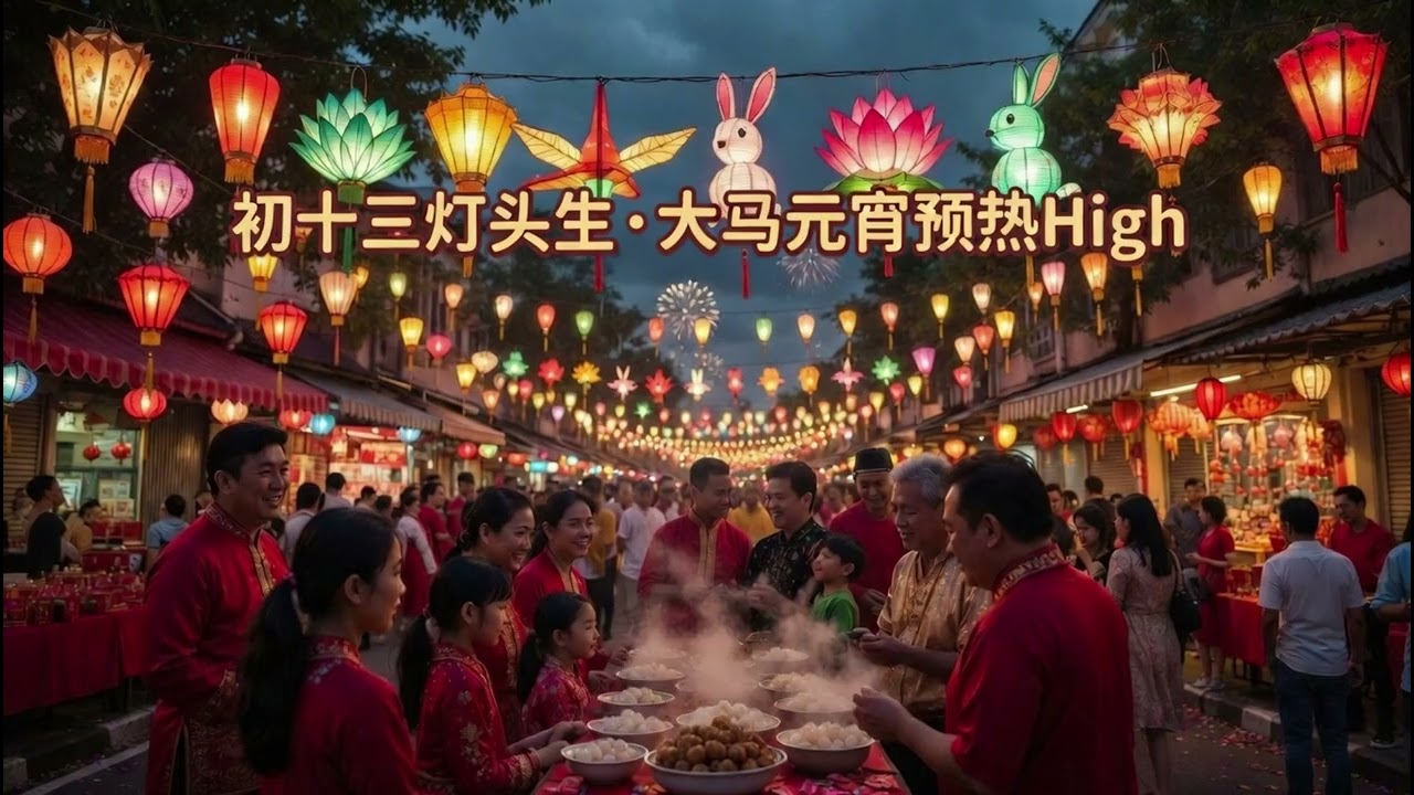 《初十三灯头生》｜ 2026大马贺岁：上灯啦！元宵倒计时，点亮全家好运势！🏮🕯️