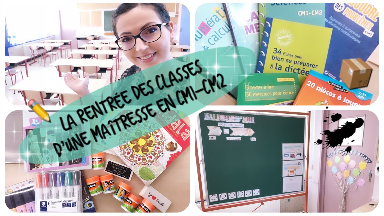 {VLOG} Ma rentrée de maîtresse en CM1-CM2 !