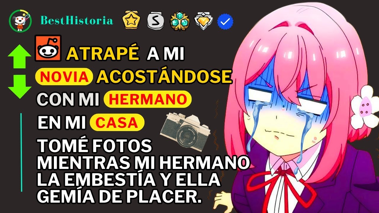 NOVIA se acuesta con mi HERMANO, los encuentro en mi CAMA él EMPUJADO y ella GIMIENDO😈YO GRABANDO