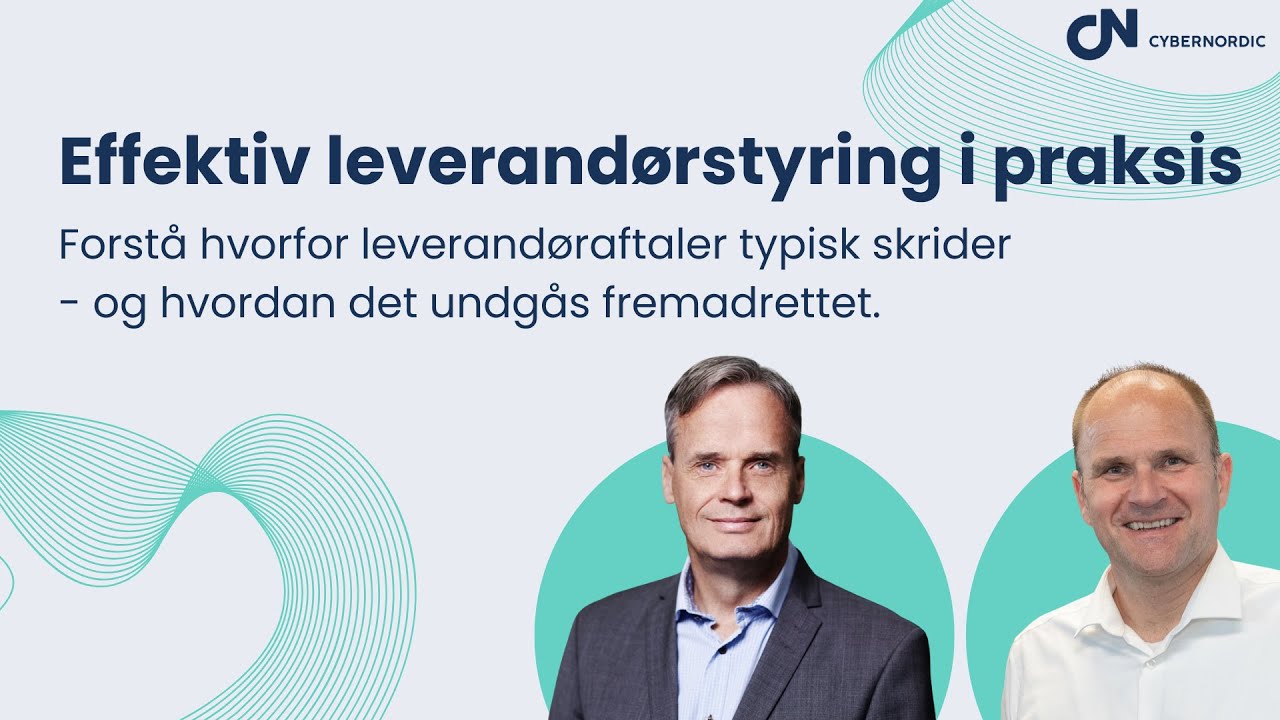 Webinar - Effektiv leverandørstyring i praksis